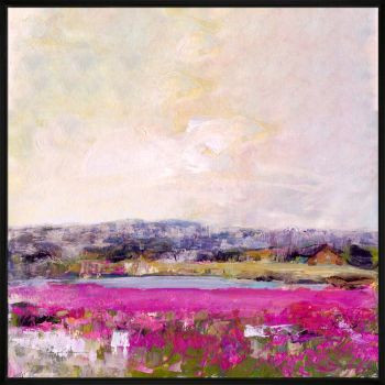 Flores Country - Framed Canvas 94x94cm