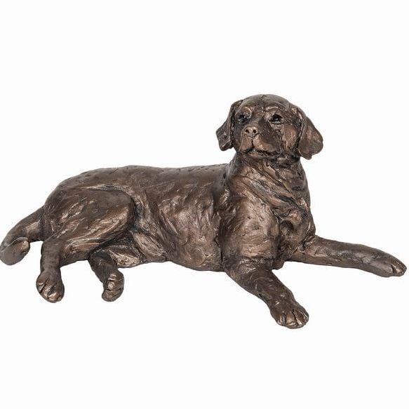 Meghan Bronze Labrador Lying by Frith Sculpture