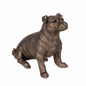Bruce Staffordshire Bull Terrier Frith Bronze Dog Sculpture *NEW* by Harriet Dunn