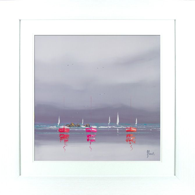 'Sea of Sails IV' by Frederic Flanet - 77x77cm