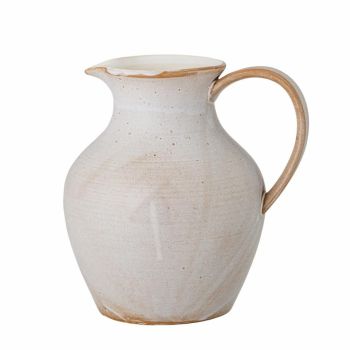 Natural Stoneware Classic Jug in vintage white