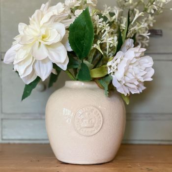 Kew Garden Meadow Flower Vase - Royal Botanic Gardens - Ivory Cream *NEW*