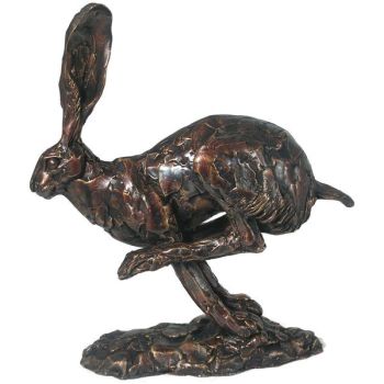 Running Hare Premier Collection Frith Bronze Sculpture by Paul Jenkins