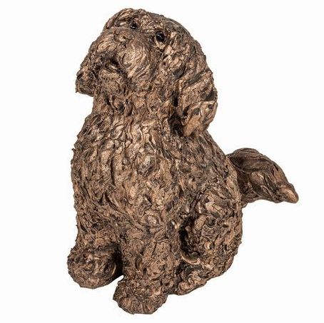 HARRY COCKAPOO 'Dinner Please' Frith Bronze Sculpture by Adrian Tinsley *NE