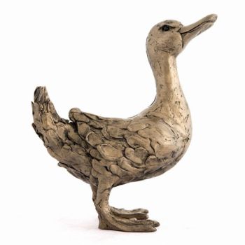 Dilly Duck Frith Bronze Sculpture by Thomas Meadows