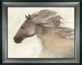 'Into the Wind' by Albena Hristova - 75x90cm Black Frame