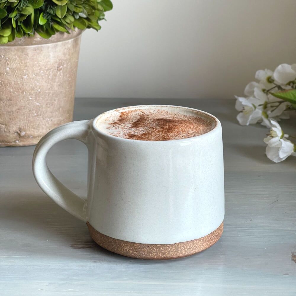 Natural Stoneware Mug - Vintage White