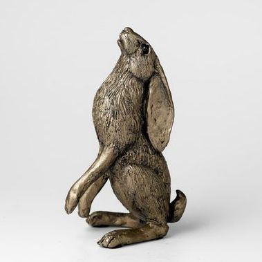 Moongazing Hare Frith Bronze Sculpture by Jonny Sanders