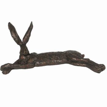 Premier Collection Lying Hare Gallery Bronze Sculpture by Paul Jenkins