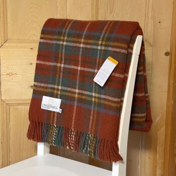 Tweedmill Antique Royal Stewart Check Throw / Travel Rug / Blanket