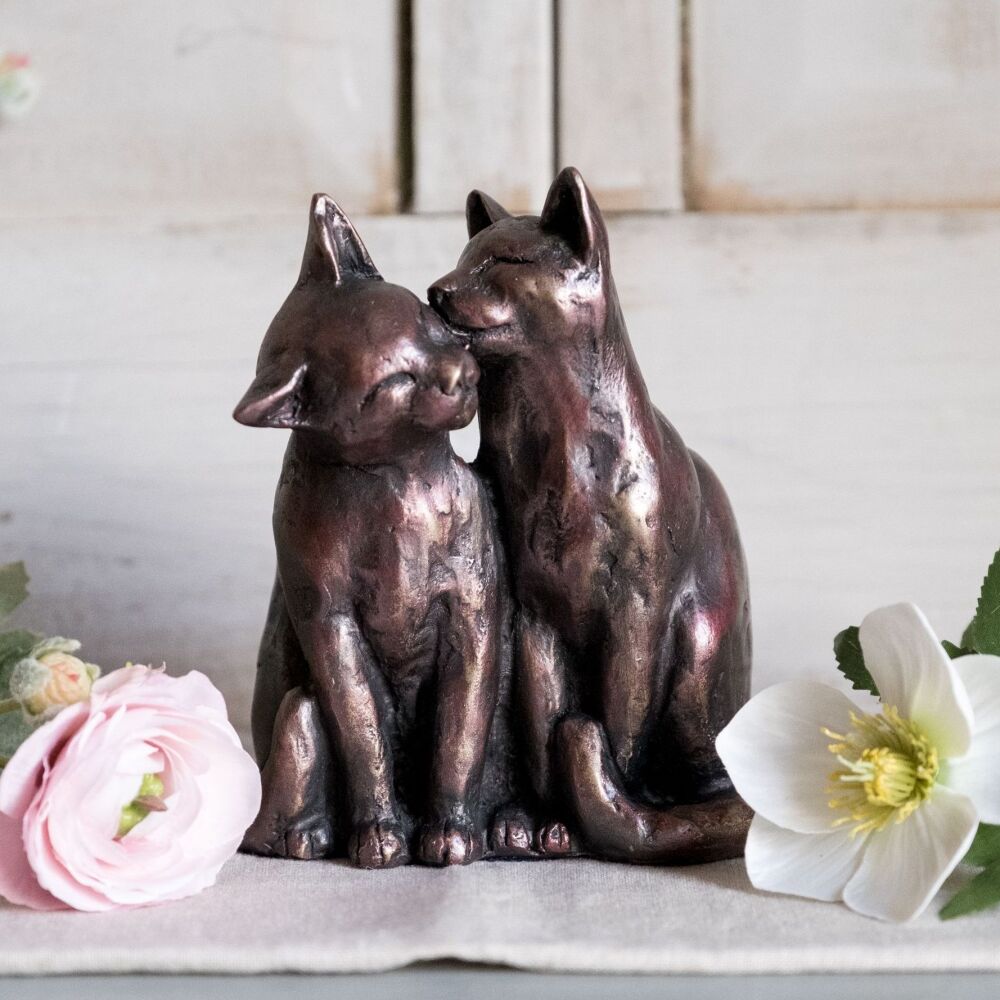 Premier Collection Loving Cats Gallery Bronze Sculpture by Paul Jenkins