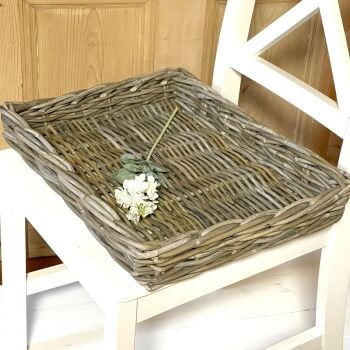 Rattan Wicker Display or Styling Tray - Medium