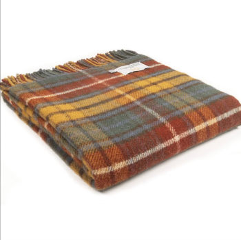 Tweedmill Antique Buchanan Check Throw / Travel Rug / Blanket