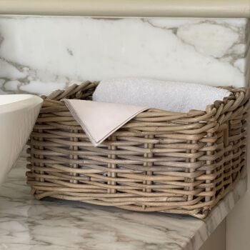 Rattan Wicker Storage Basket - 29 cm Long