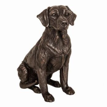 Premier Collection Faithful Labrador Frith Gallery Bronze Dog Sculpture by Harriet Dunn