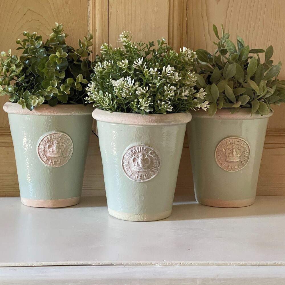 Kew Three Large Herb Pots - Royal Botanic Gardens - Richmond Green
