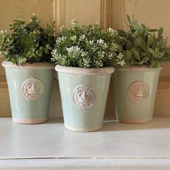 Kew Three Large Herb Pots - Royal Botanic Gardens - Richmond Green