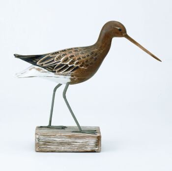 Archipelago Godwit Straight Bird Wood Carving
