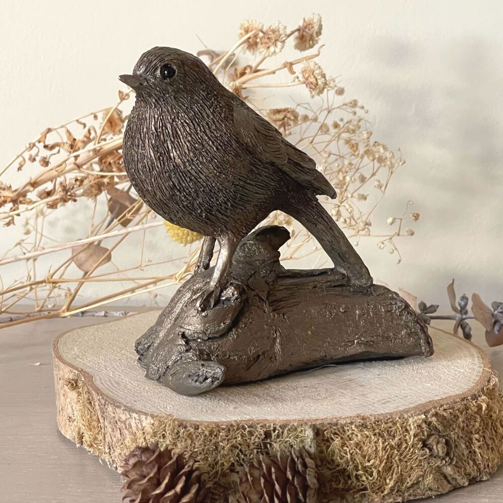 Robin Frith Bronze Sculpture by Thomas Meadows