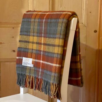 Tweedmill Antique Buchanan Check Throw / Travel Rug / Blanket