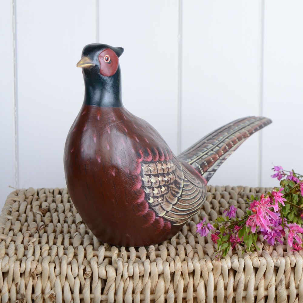 Archipelago Pheasant Wood Carving