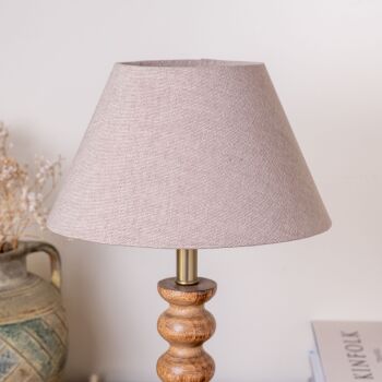 Small Linen Plain Shade - Natural