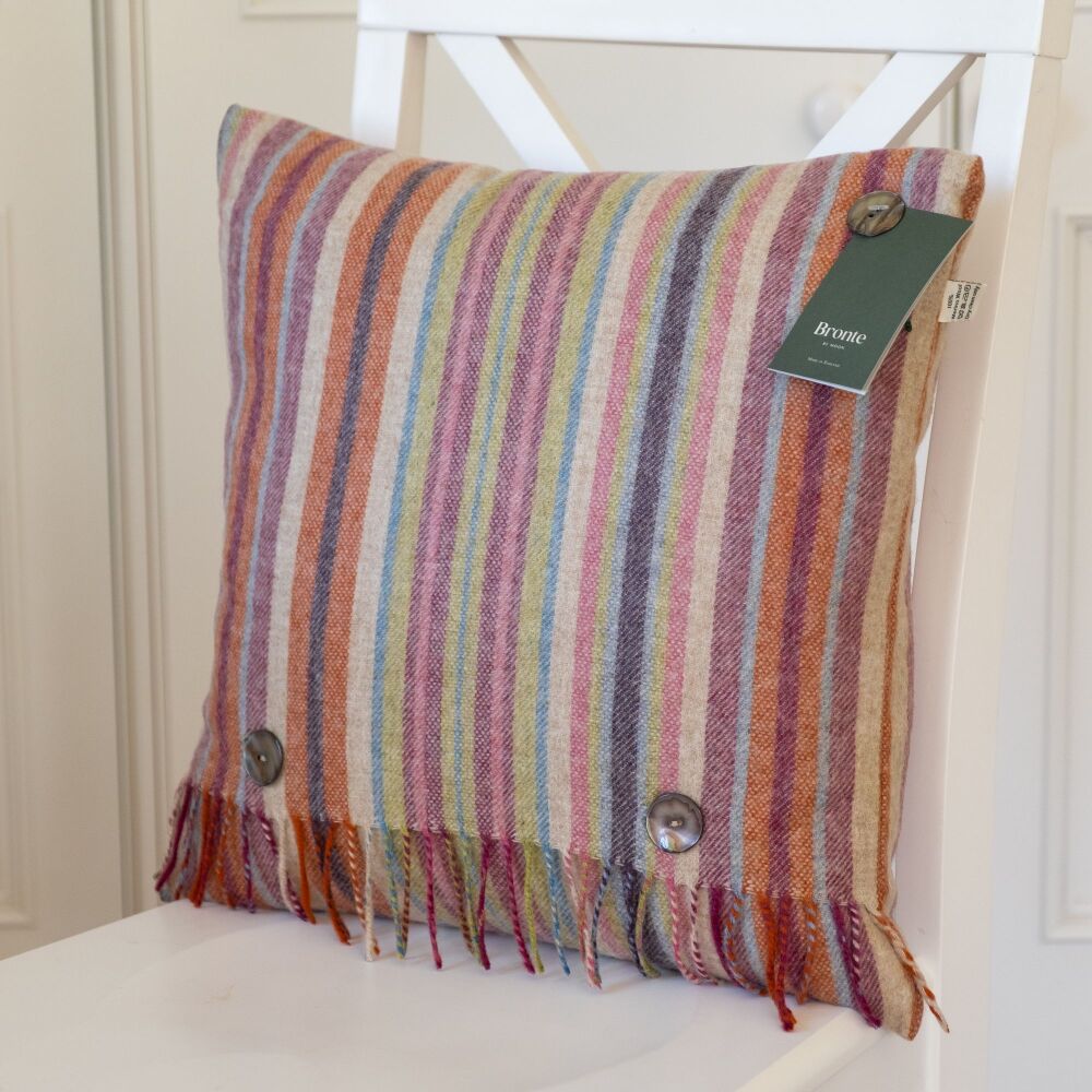 BRONTE by Moon Cushion - Santa Cruz Multi Pink Merino Lambswool