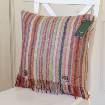 BRONTE by Moon Cushion - Santa Cruz Multi Pink Merino Lambswool