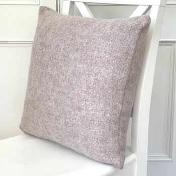 Tweedmill Pure New Wool Moorland Hazel Beige Cushion 50 x 50 cm