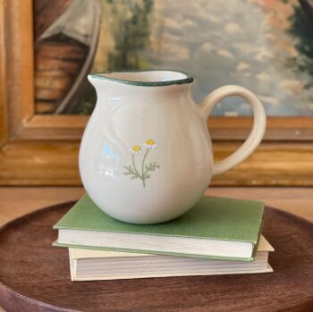 Stoneware Country Jug Cream - Wildflower
