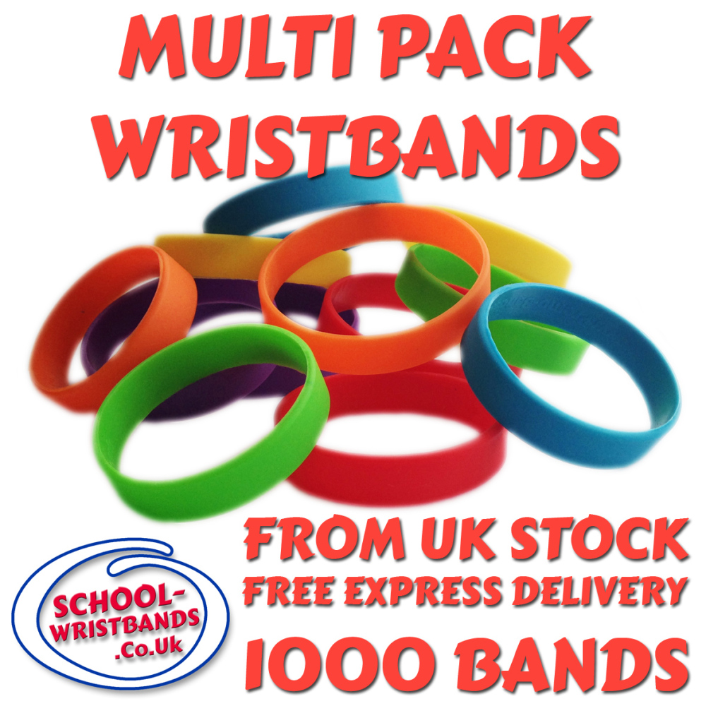 MULTI-PACK DINNER BANDS X 1000 pcs. Includes express delivery & VAT.