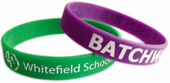 2. adult size school wristbands - www.promo-bands.co.uk