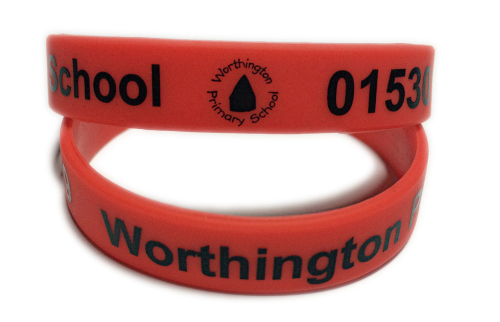 worthington primary school wristbands by www.school-wristbands.co.uk