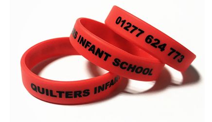 Quilters Infant School - Custom Printed School Trip Wristbands by School-Wr