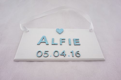 Name Plaque - Date