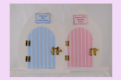 Tooth Fairy Door - Blue or Pink
