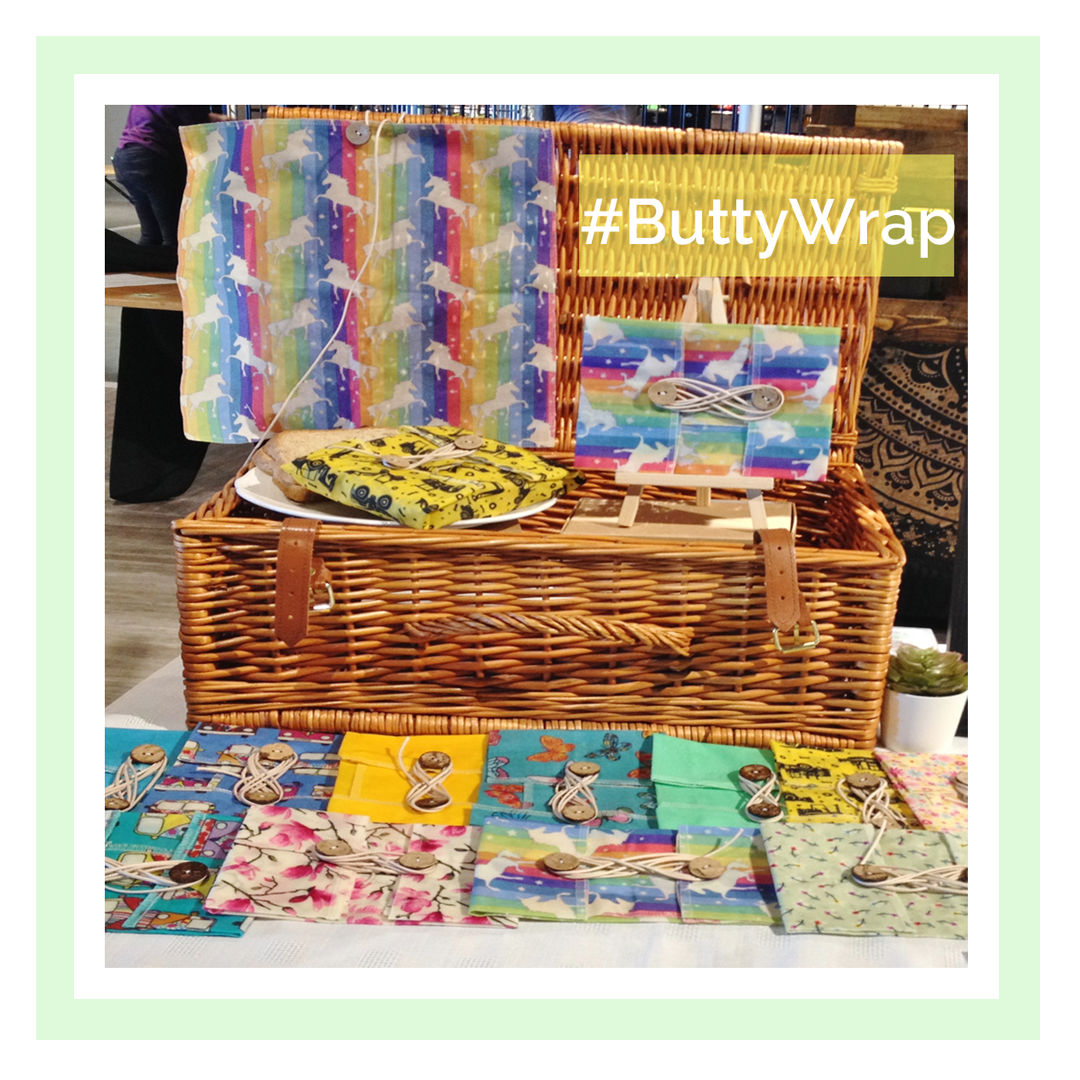 V-Eco Food WRaps in a variety of fabric designs