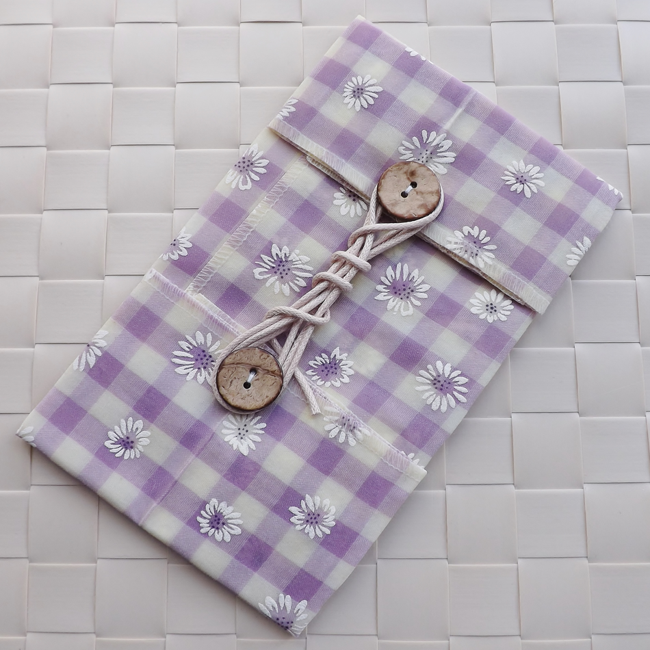 Lilac Gingham Daisy