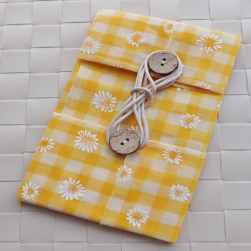 Yellow Gingham Daisies