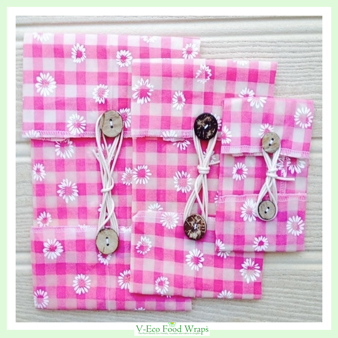Pink Daisy Gingham - WindRound™