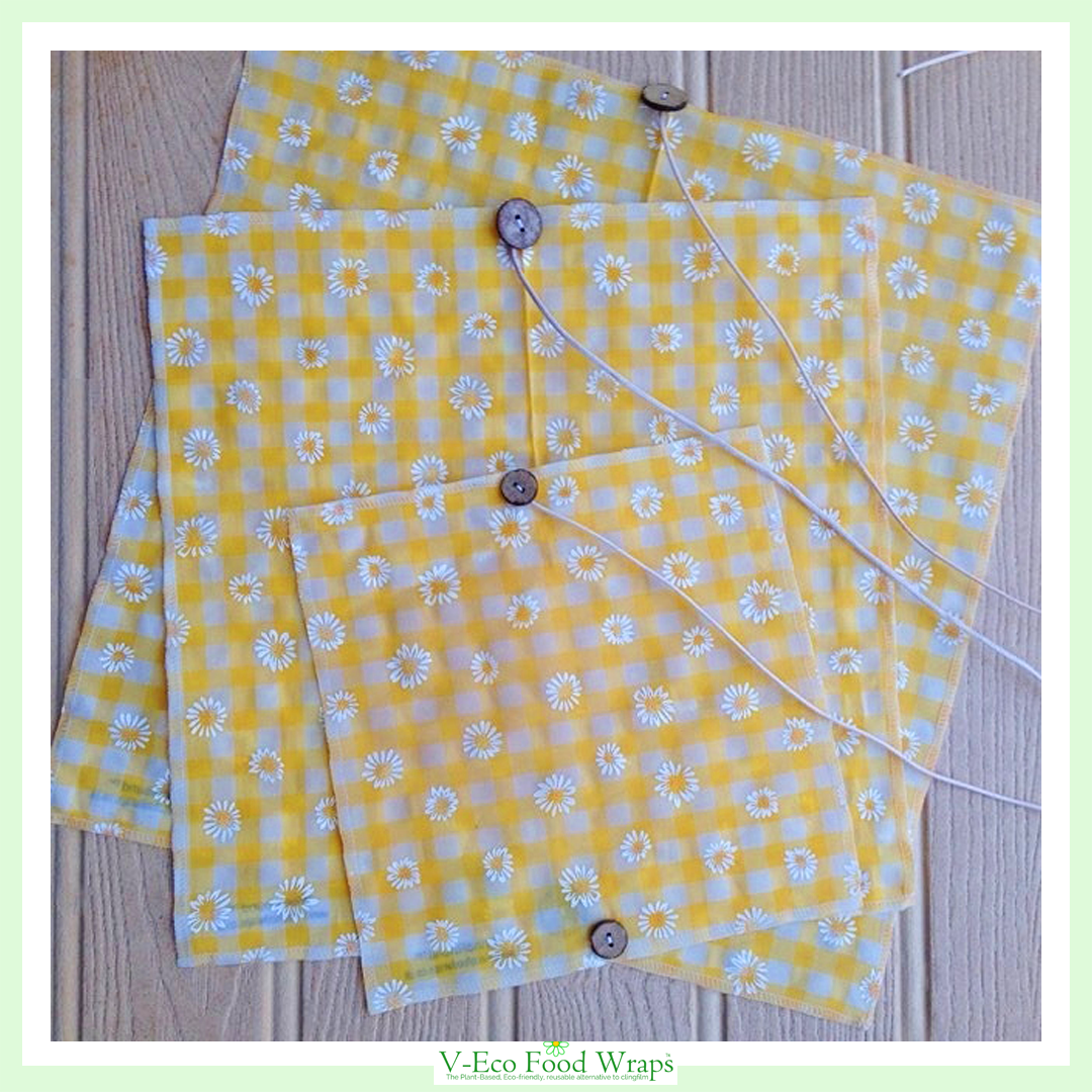 Yellow Daisy Gingham - WindRound™
