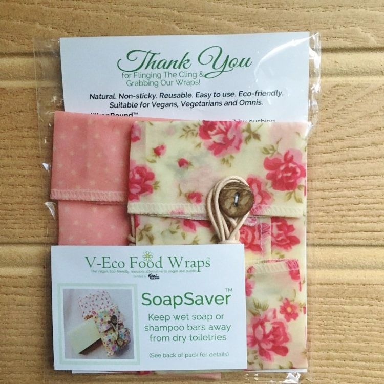 SoapSaver™ - Vintage Floral Pink & Pink Dots