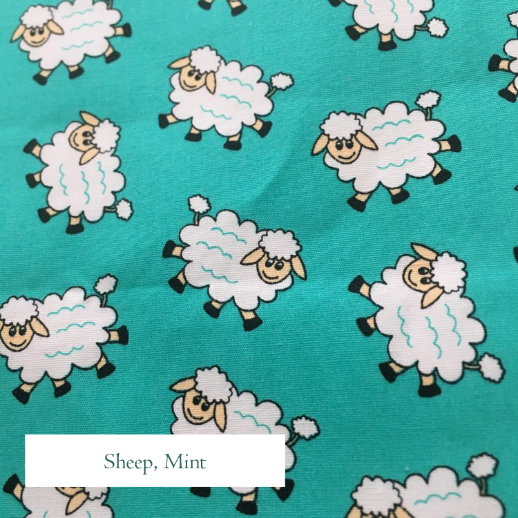 V-Eco Food Wraps, Sheep Mint fabric