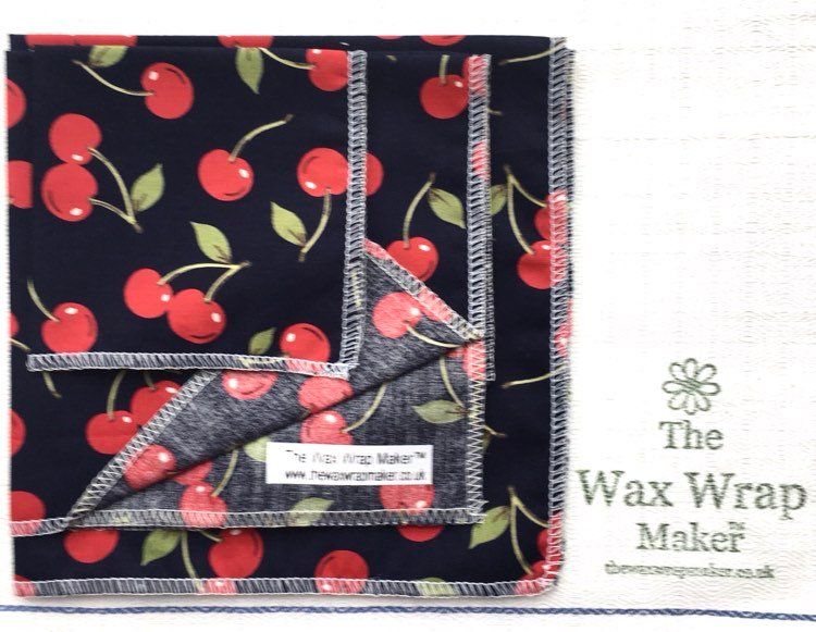V-Eco Home Make Your Own Wax Wrap KitsWith The Wax Wrap Makerâ„¢  - cherries
