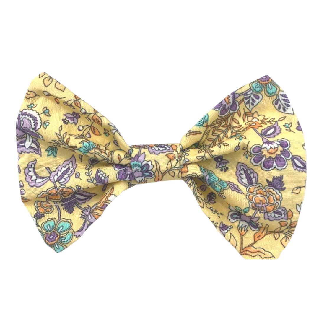 Bow Tie - Yellow Floral