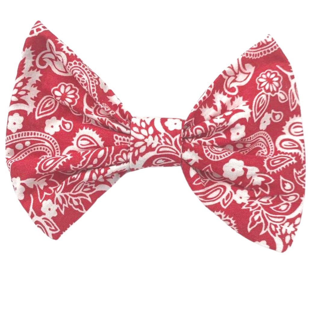 Bow Tie - Red Paisley