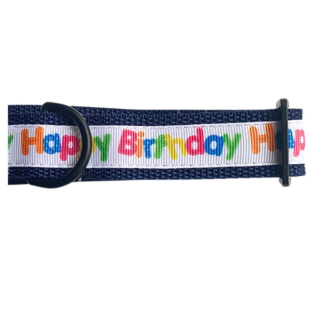 COLLAR - HAPPY BIRTHDAY NAVY