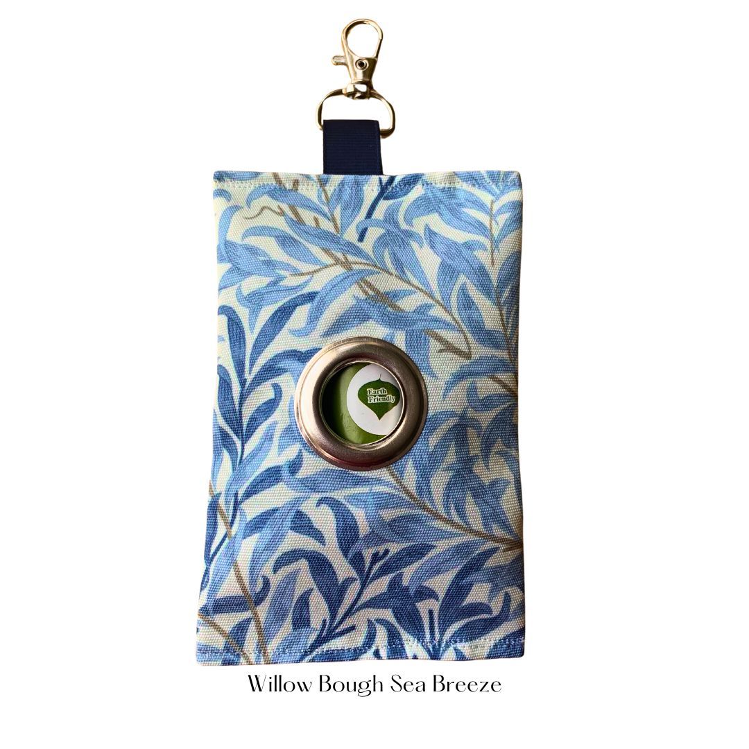 TREAT POUCH & POO BAG POUCH  - Willow Bough - Sea Breeze
