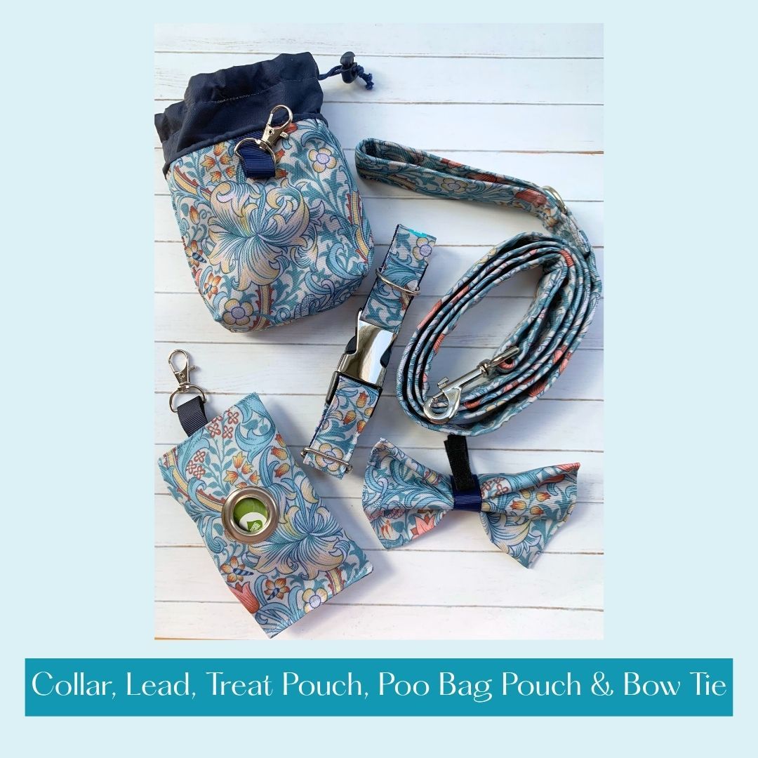 COMPLETE 5 PIECE SET - Golden Lily - Cornflower
