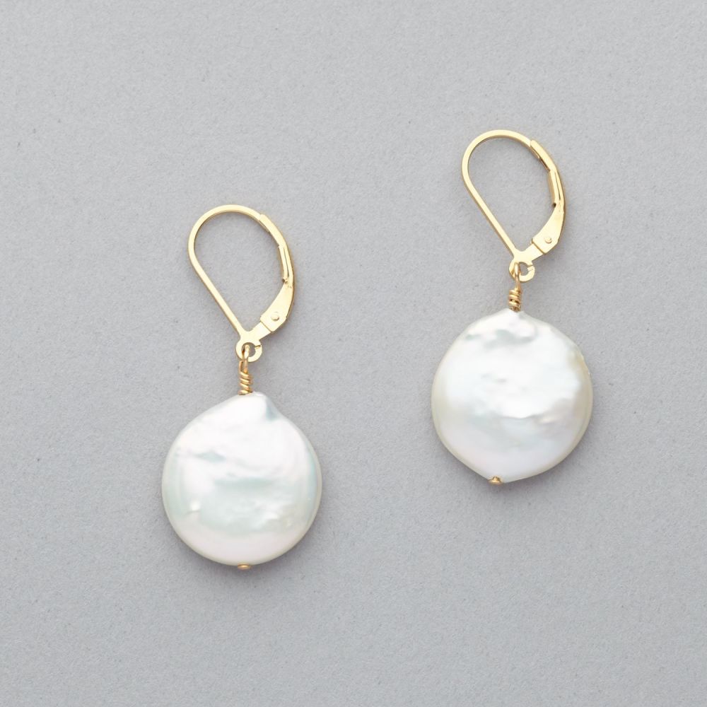 Earrings - Fresh Water Pearl  - 14 ct Gold Filled